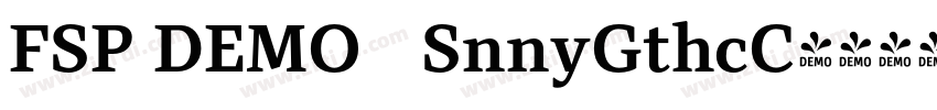 FSP DEMO   SnnyGthcC字体转换